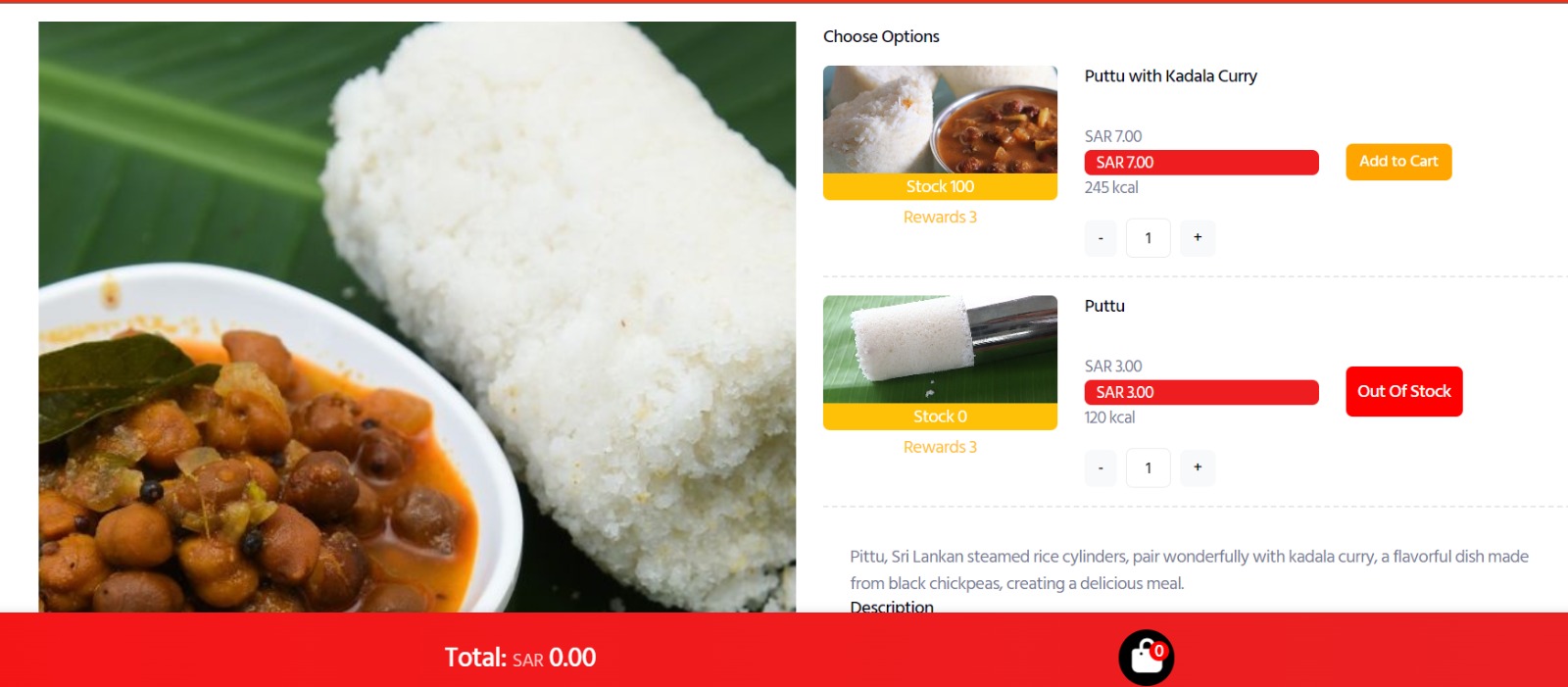 Grand Lucky Food Ordering System